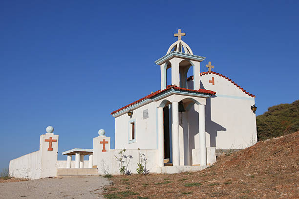 istock chapel on the island of Karpathos, Greece 455606149