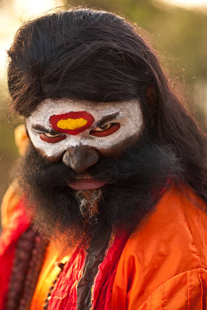 istock Crazy Sadhu in India 455611307