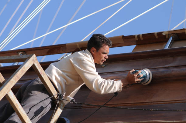 수리 배송 - nautical vessel wood sailing ship repairing 뉴스 사진 이미지
