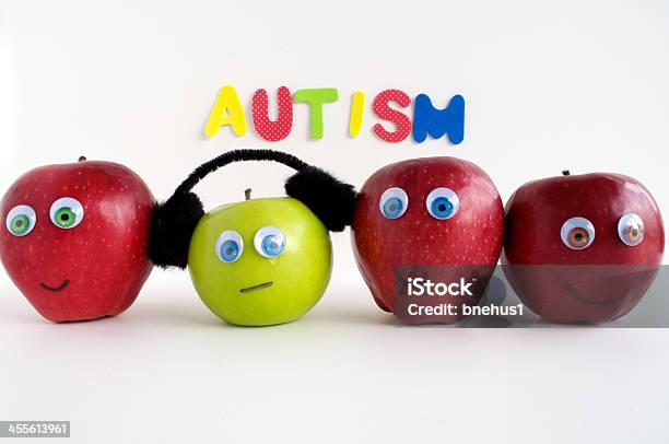 The Apple With Autism Stock Photo - Download Image Now - Anger, Anxiety, Apple - Fruit