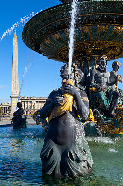 istock Fountain at Place de la Concorde in Paris 455614935