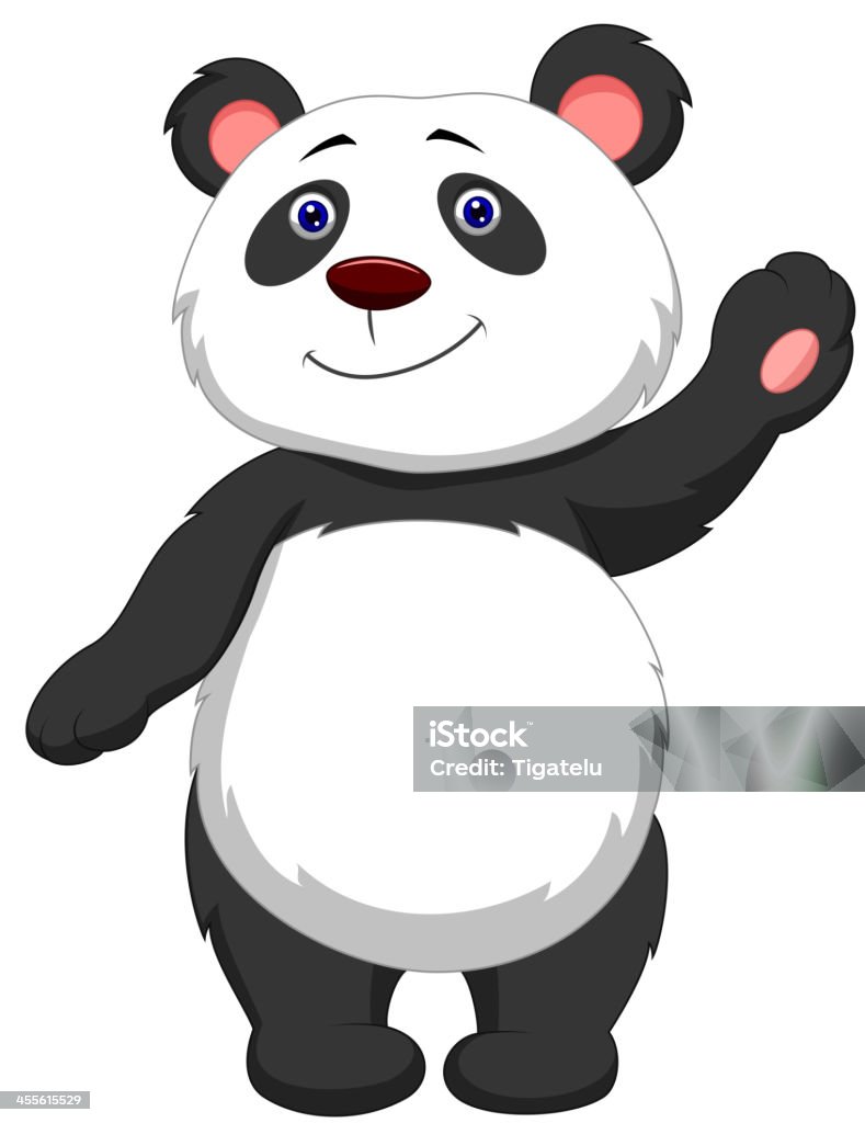 Vetores de Panda Bonito Dos Desenhos Animados Acenando e mais imagens de  Panda - Mamífero de quatro patas - Panda - Mamífero de quatro patas,  Acenar, Amizade - iStock