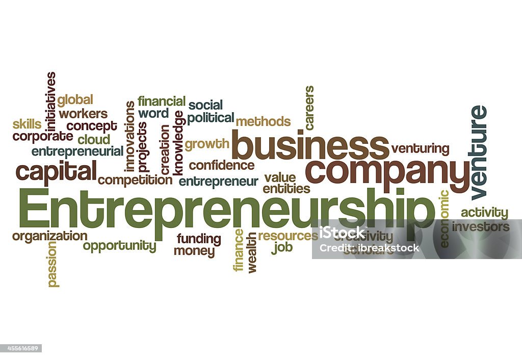 entrepreneurship word cloud concept entrepreneurship word cloud concept isolated on white Business Stock Photo