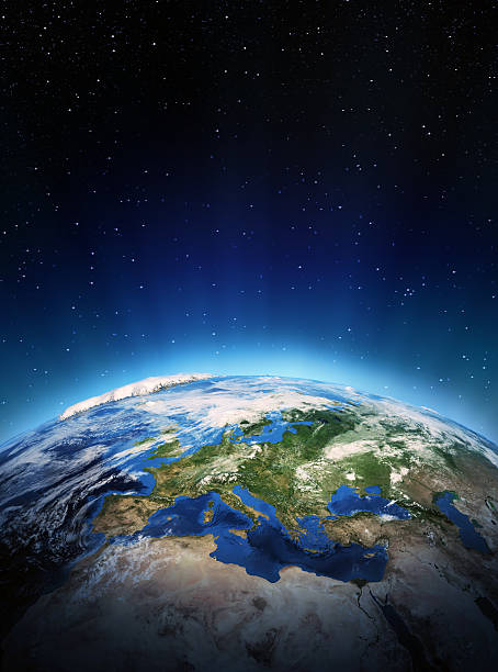 istock A view of Europe as seen from space 455620043