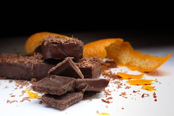 istock Close-up of chocolate pieces 455621273