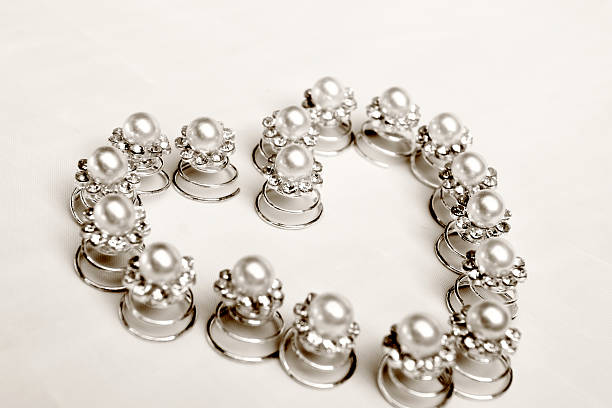 istock hairpins on a white background 455626615