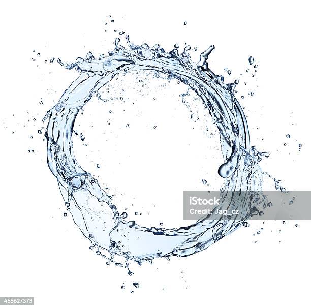 Water Splash Stock Photo - Download Image Now - Abstract, Blue, Bubble