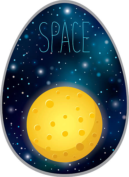 ベクトル抽象的なスペースの卵#2 - star shape sky star aurora borealis点のイラスト素材／クリップアート素材／マンガ素材／アイコン素材