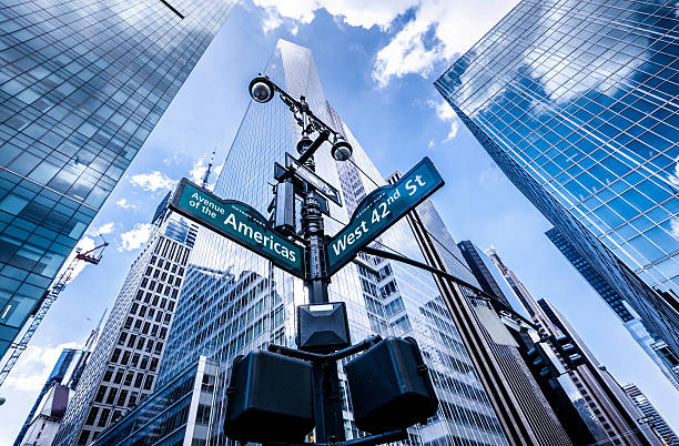 istock Direction signs in New York 455635799