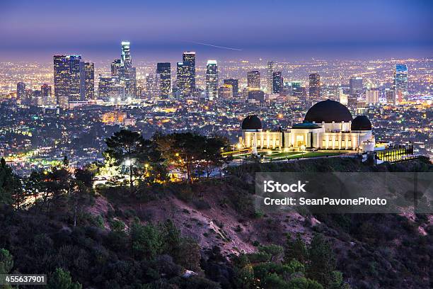 Los Angeles Stock Photo - Download Image Now - City Of Los Angeles, Los Angeles County, Night