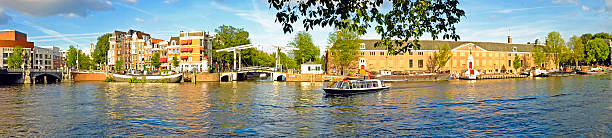istock Panorama from Amsterdam in the Netherlands 455638179