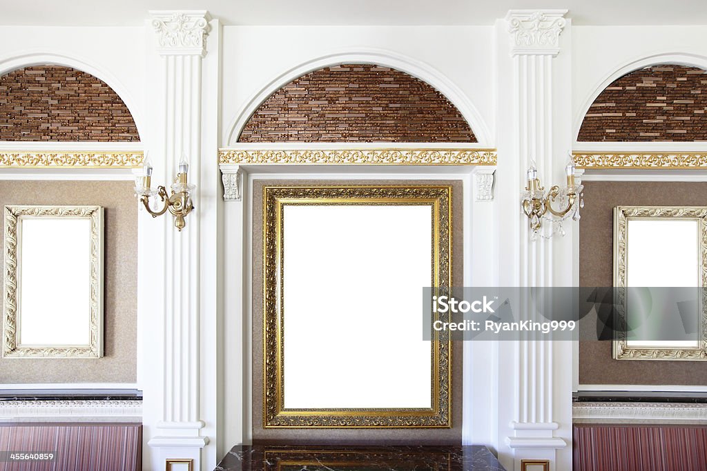 Picture frame Picture frame , Photo art gallery on the wall. copy space great for your design Art Museum Stock Photo