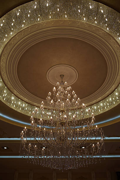 istock beautiful crystal chandelier in a room 455641857