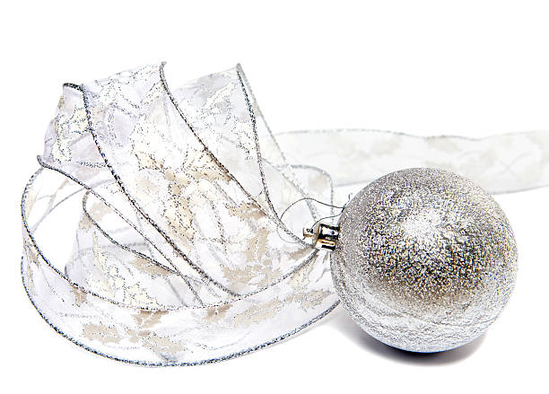 istock New Year's ball and tinsel 455647737