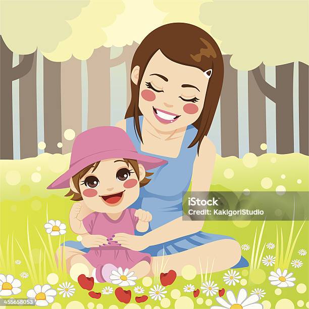 Single Mother Family Stock Illustration - Download Image Now - 12-17  Months, Adult, Baby - Human Age - iStock