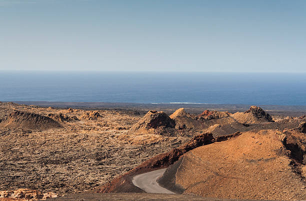 istock Volcanic landscape in Lanzarote 455658623