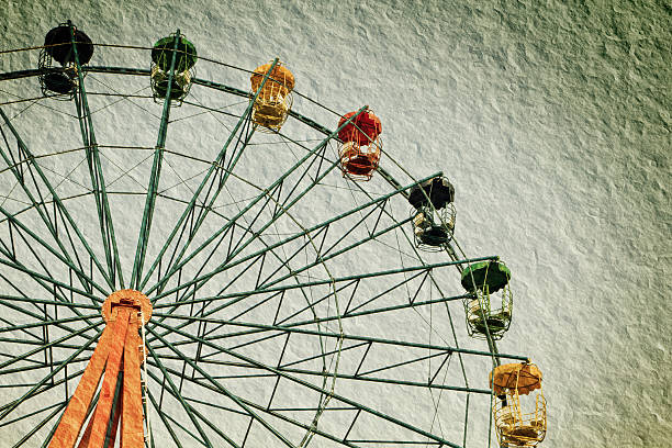 istock ferris wheel in vintage style 455661585