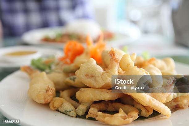 Tempura Fried Shrimp Japanese Style Stock Photo - Download Image Now - Appetizer, Backgrounds, Basket