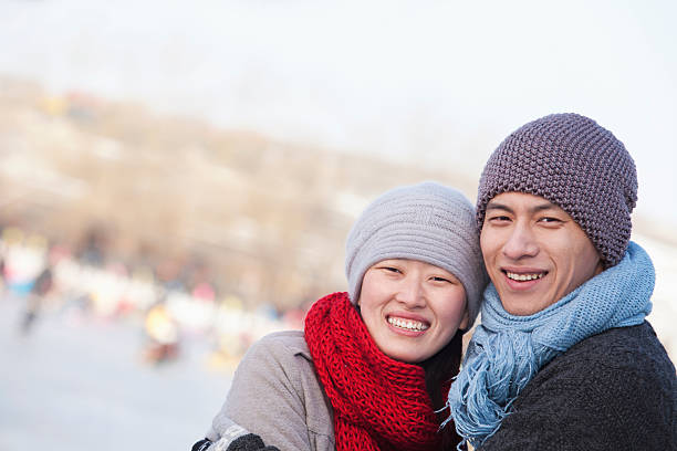 istock Young Couple Outside in Beijing 455669425