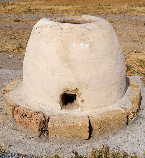 istock Old style  east stone oven 455669869