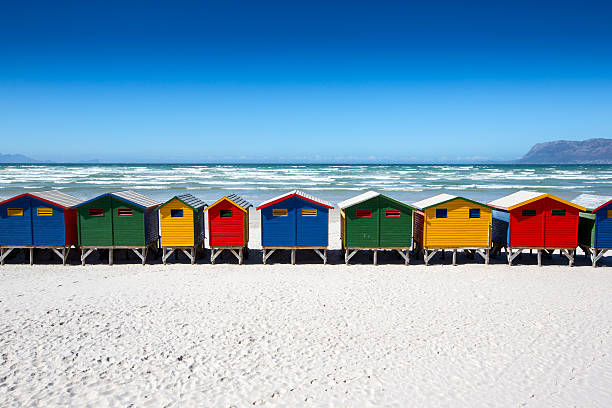 istock Muizenberg Beach Huts, South Africa 455670259