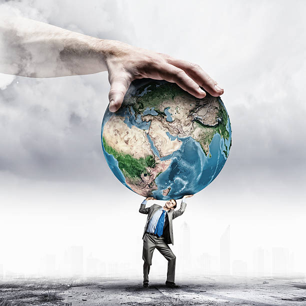 istock Under pressure of power 455670793