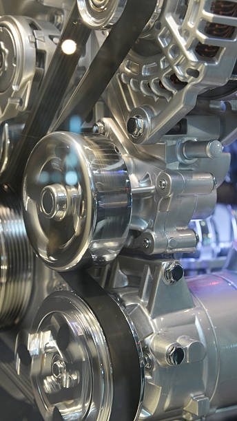 istock Part of the modern car engine 455671977