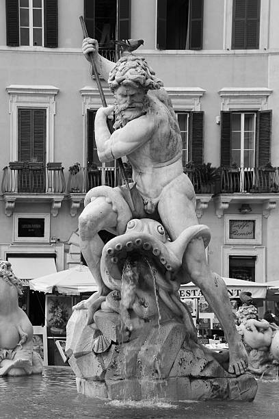 istock Neptune Fountain, Piazza Navona, Rome, Italy. 455681457
