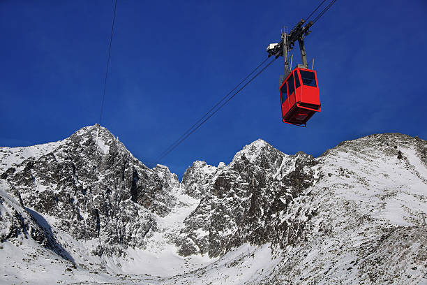 istock Cable car in High Tatras during winter time, Slovakia, Europe 455681663
