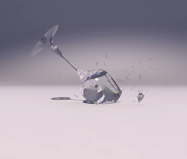 istock Glass crashing to the ground 455681767
