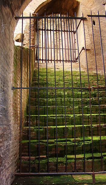 istock The green stairs 455685181
