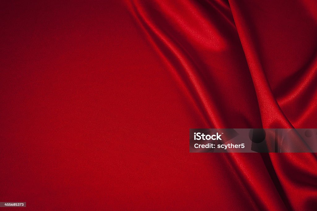 luxurious satin luxurious red satin background closse up Red Stock Photo