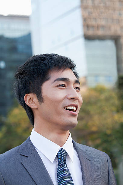 istock Young Businessman  Looking away 455686423