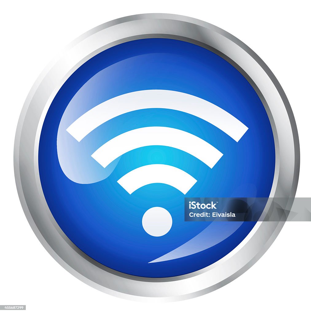 Ícone de Wi-Fi - Royalty-free Antena - Equipamento de Telecomunicações Foto de stock