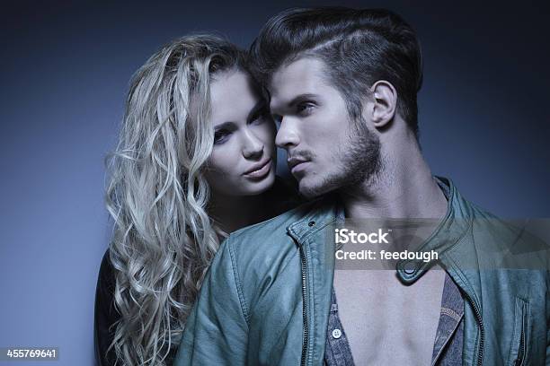 Photo Of A Young Couple Posing Stock Photo - Download Image Now - Couple - Relationship, Fashion Model, Hairstyle
