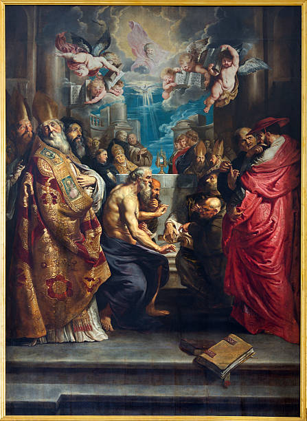 istock Antwerp - Disputation of the Holy Sacrament by Rubens 455800859