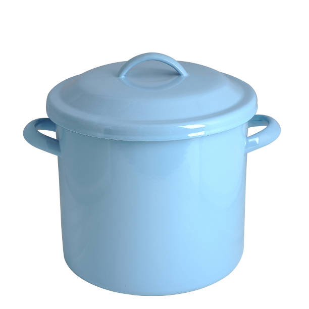 istock Covered Casserole In Steel Isolated 455847017