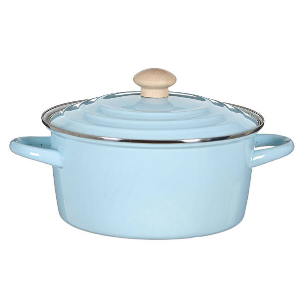 istock Covered Casserole In Steel Isolated 455847153
