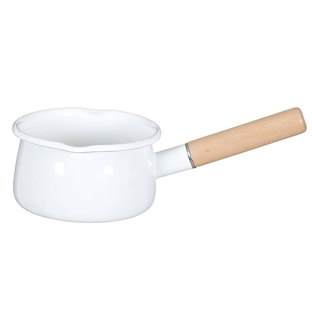 istock Steel Sauce Pan Isolated 455847167