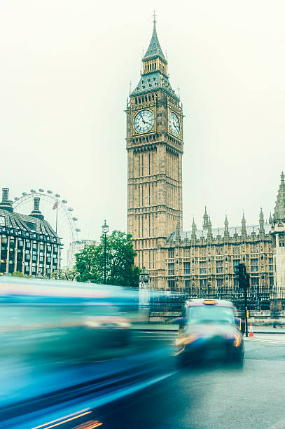 istock Big Ben at dusk with passing traffic - IX 455958075