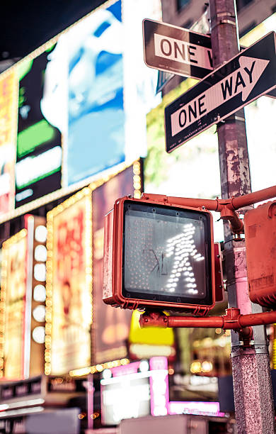 istock Keep walking New York traffic sign 455980161