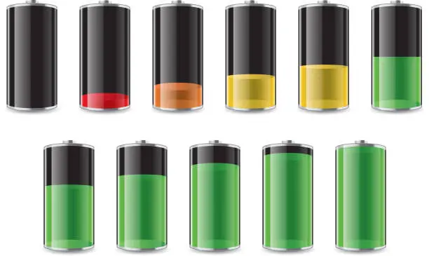 Vector illustration of Battery icon