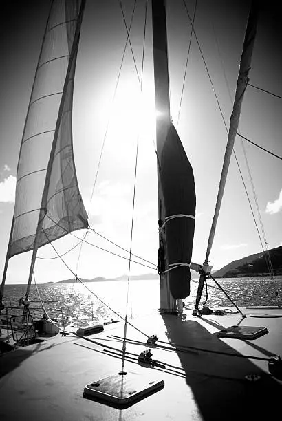 Aboard the Cuan Law in the British Virgin Islands