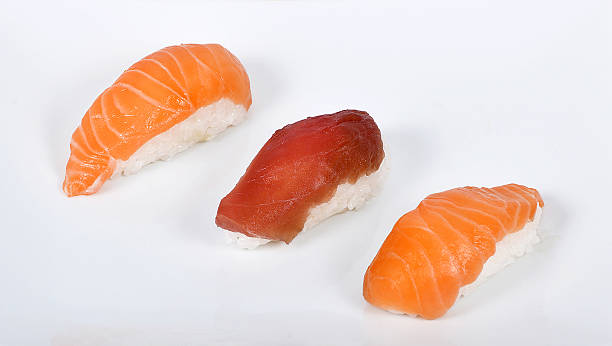 istock Salmon and tuna sushi 455992601