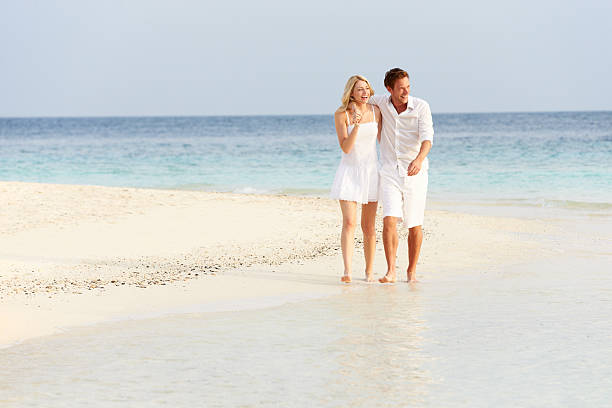 Walking on the beach