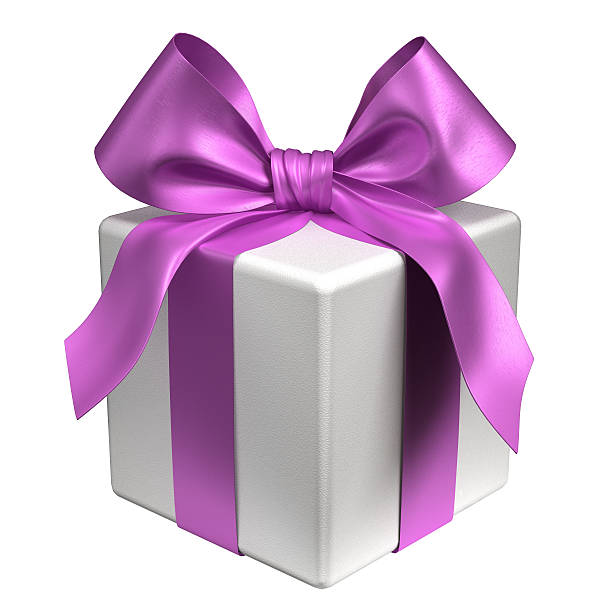 istock Gift - Pink Purple Ribbon 456002109