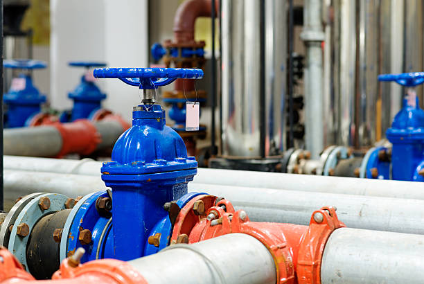 istock pressure pump for running water in a building 456003889