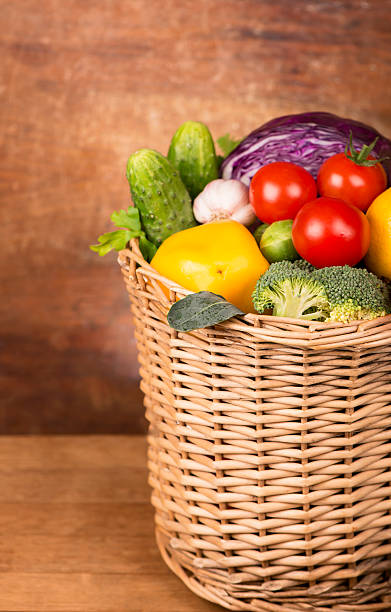 istock Fruits and vegetables in the basket 456013745