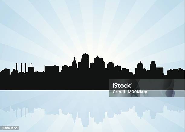 Kansas City Missouri Skyline Stock Illustration - Download Image Now - Urban Skyline, Kansas City - Missouri, Outline