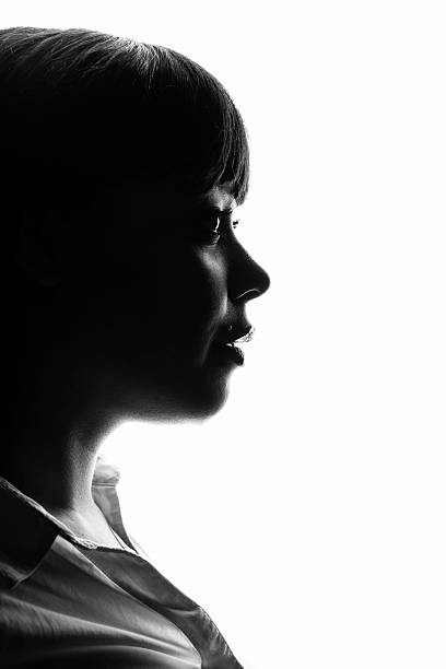 istock A silhouetted profile of a woman 456021441